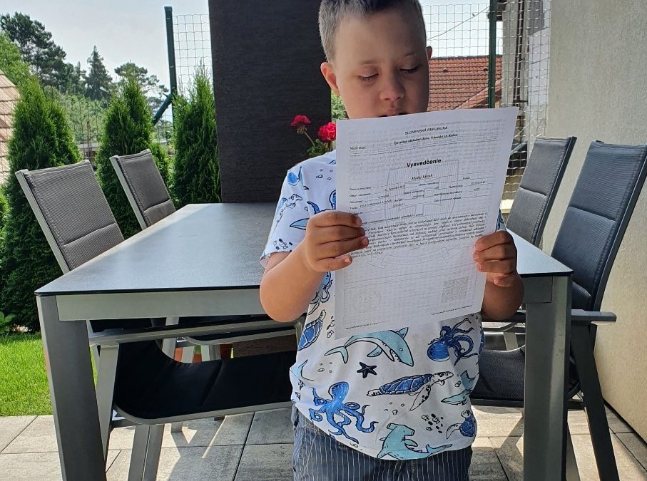 Matejkove prvé vysvedčenie